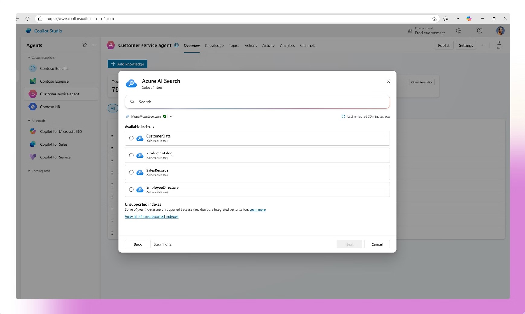 Leverage Your Knowledge Indexes